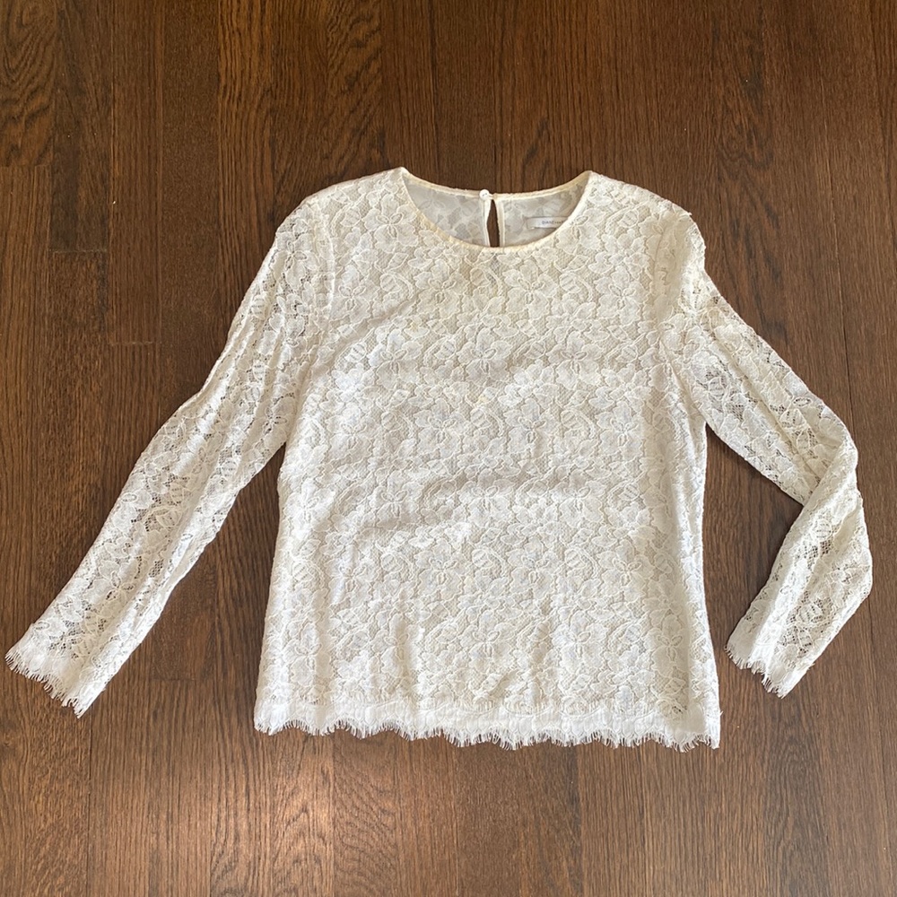 DVF lace top